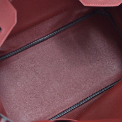 Hermes Rouge H Swift Birkin 30 Handbag