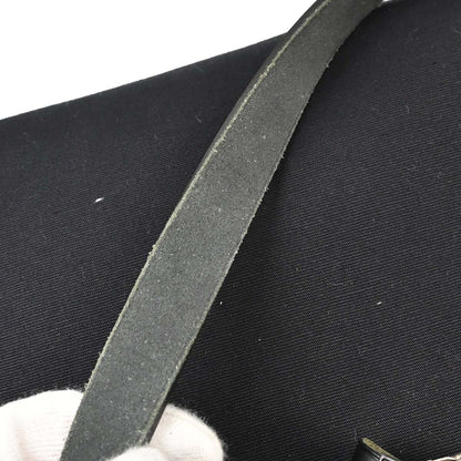 Hermes Black Beige Toile Officier GM Herbag PM 2 in 1 Handbag