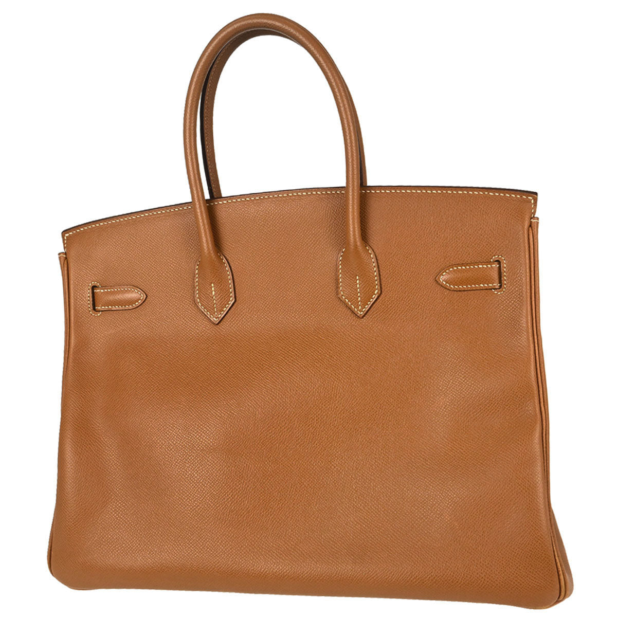 Hermes Gold Epsom Birkin 35 Handbag