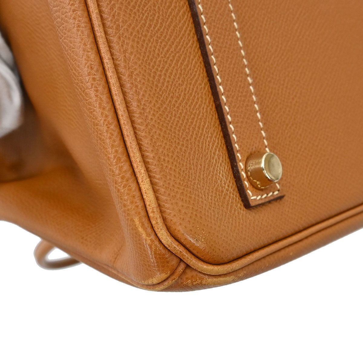 Hermes Gold Epsom Birkin 35 Handbag