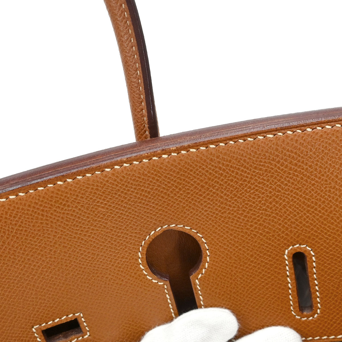 Hermes Gold Epsom Birkin 35 Handbag