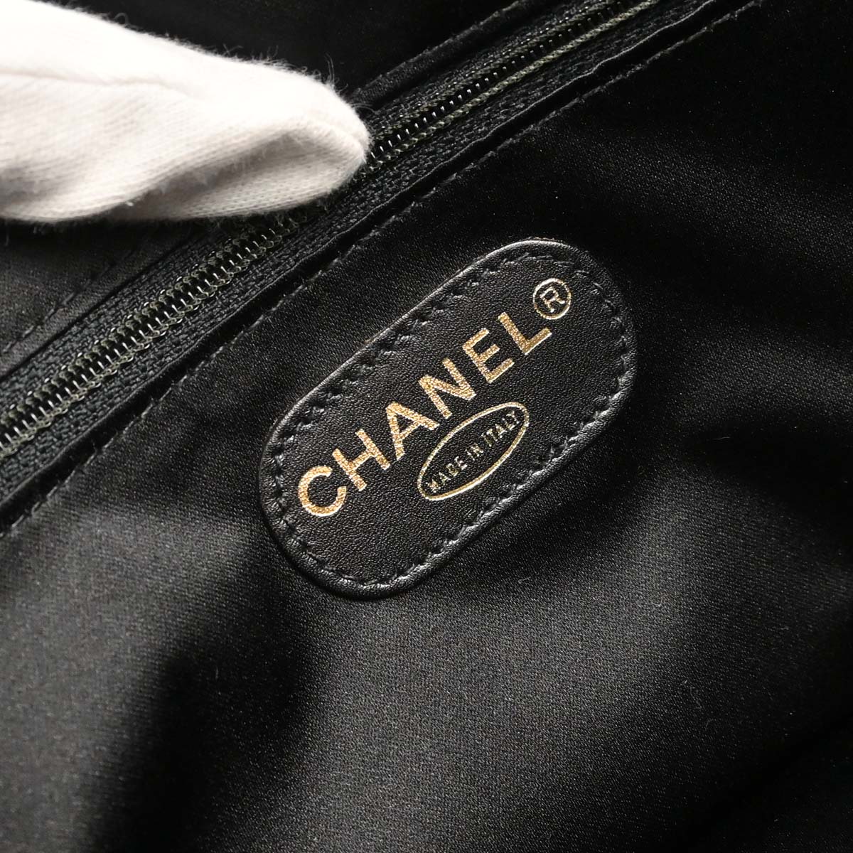 Chanel 1991-1994 Black Suede Shoulder Bag