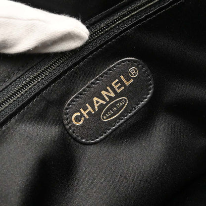 Chanel 1991-1994 Black Suede Shoulder Bag