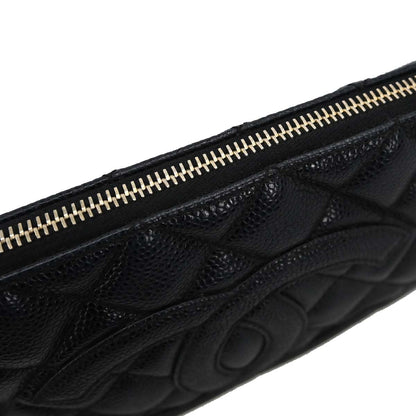 Chanel 2002-2003 Black Caviar Skin Handbag