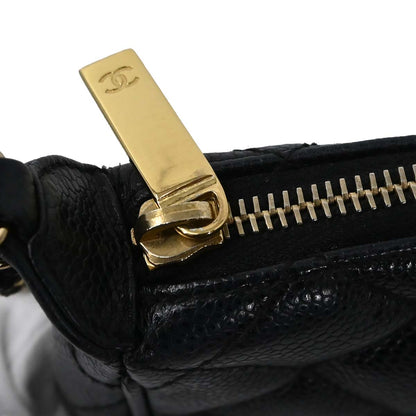 Chanel 2002-2003 Black Caviar Skin Handbag