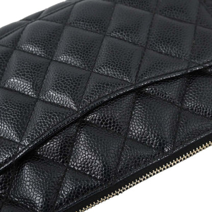 Chanel 2002-2003 Black Caviar Skin Handbag