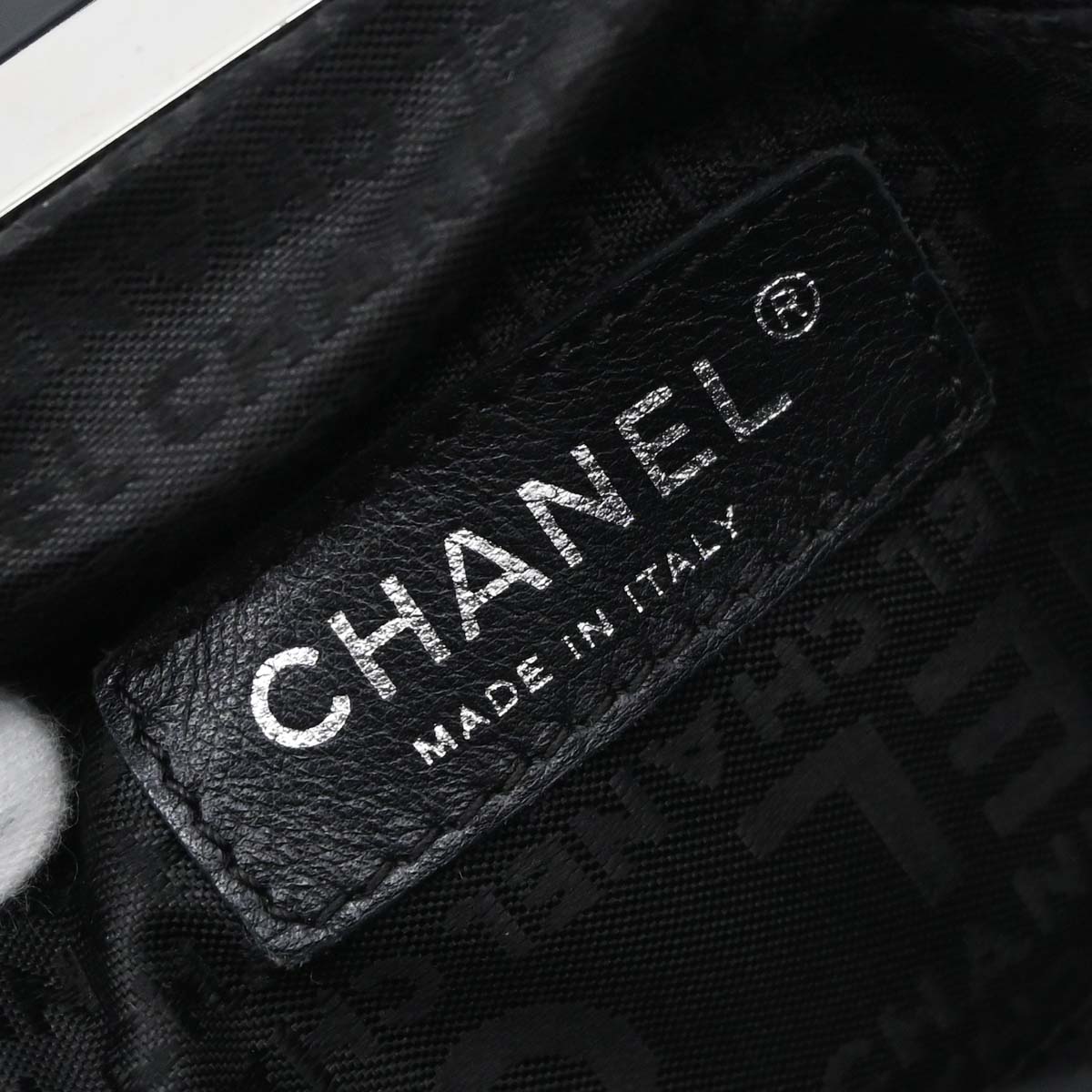 Chanel 2005-2006 Black Pony Hair Lambskin Acrylic Chain Handbag