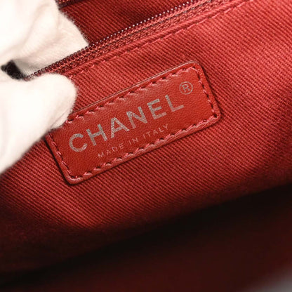 Chanel 2006-2008 Black Calfskin Cotton Club Cambon Ligne Tote Handbag