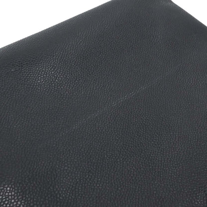 Chanel 1994-1996 Black Caviar Skin Shoulder Tote Bag