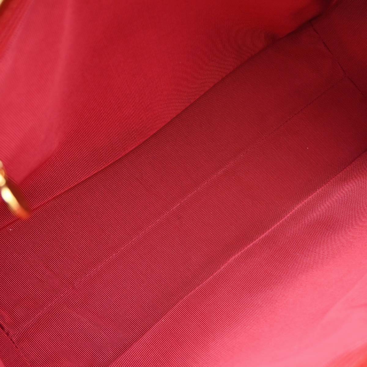 Chanel 1997-1999 Red Caviar Skin Shoulder Bag