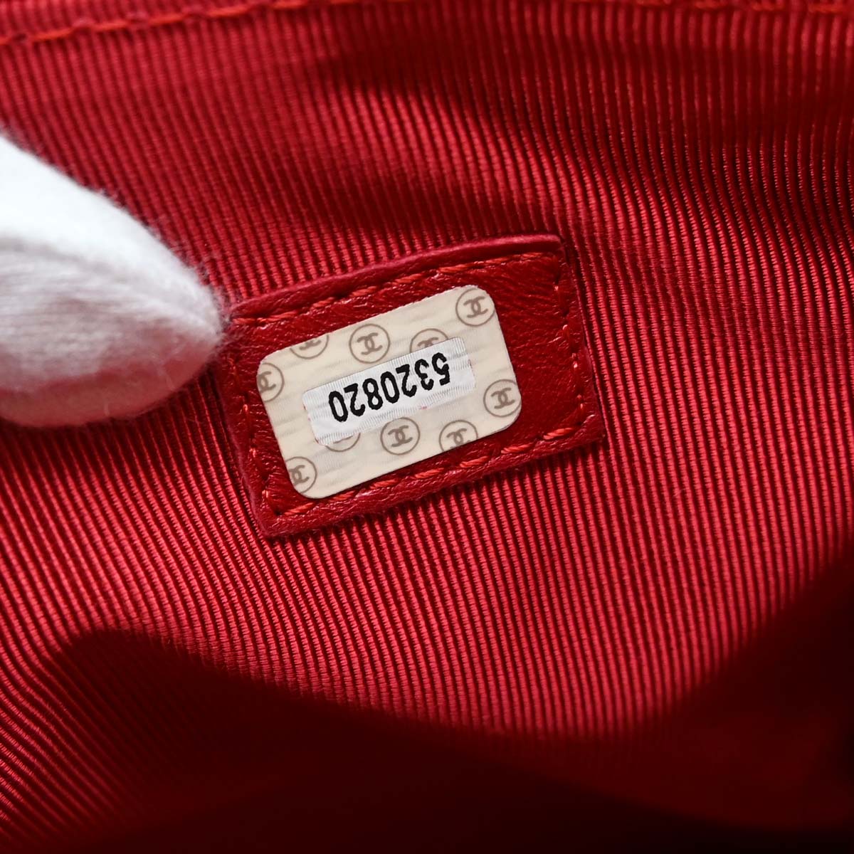 Chanel 1997-1999 Red Caviar Skin Shoulder Bag