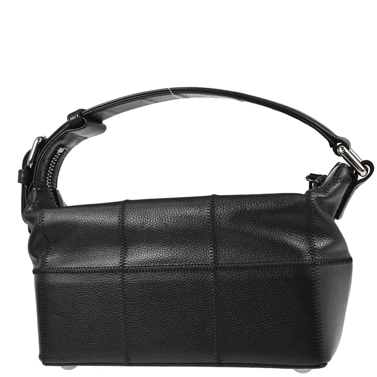 Chanel 2003-2004 Black Caviar Skin Choco Bar Wild Stitch Handbag