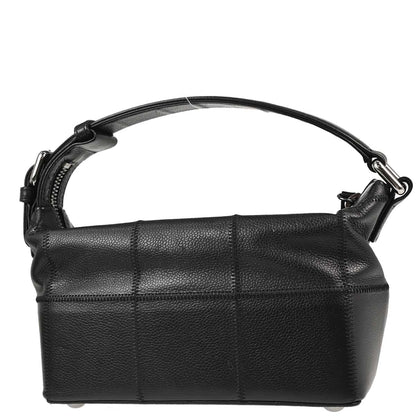 Chanel 2003-2004 Black Caviar Skin Choco Bar Wild Stitch Handbag
