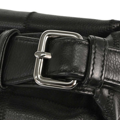 Chanel 2003-2004 Black Caviar Skin Choco Bar Wild Stitch Handbag