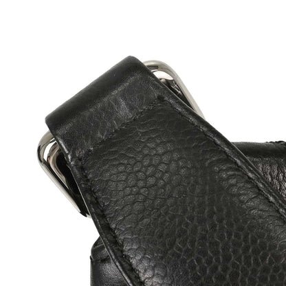 Chanel 2003-2004 Black Caviar Skin Choco Bar Wild Stitch Handbag