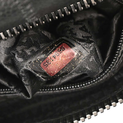 Chanel 2003-2004 Black Caviar Skin Choco Bar Wild Stitch Handbag