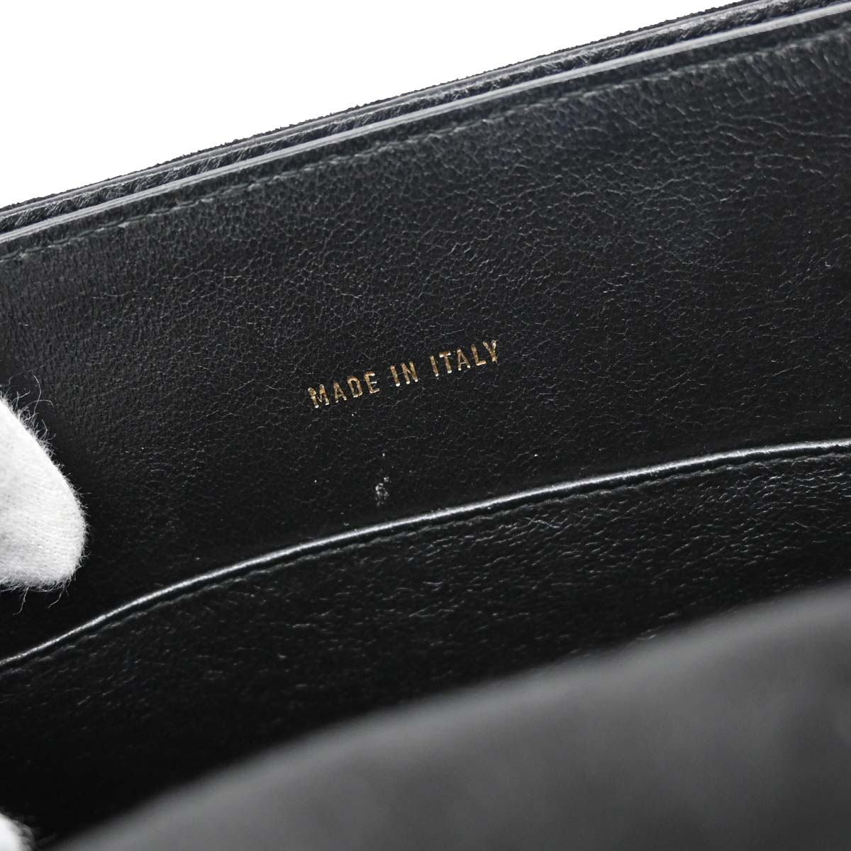 Chanel 1997-1999 Black Suede Handbag