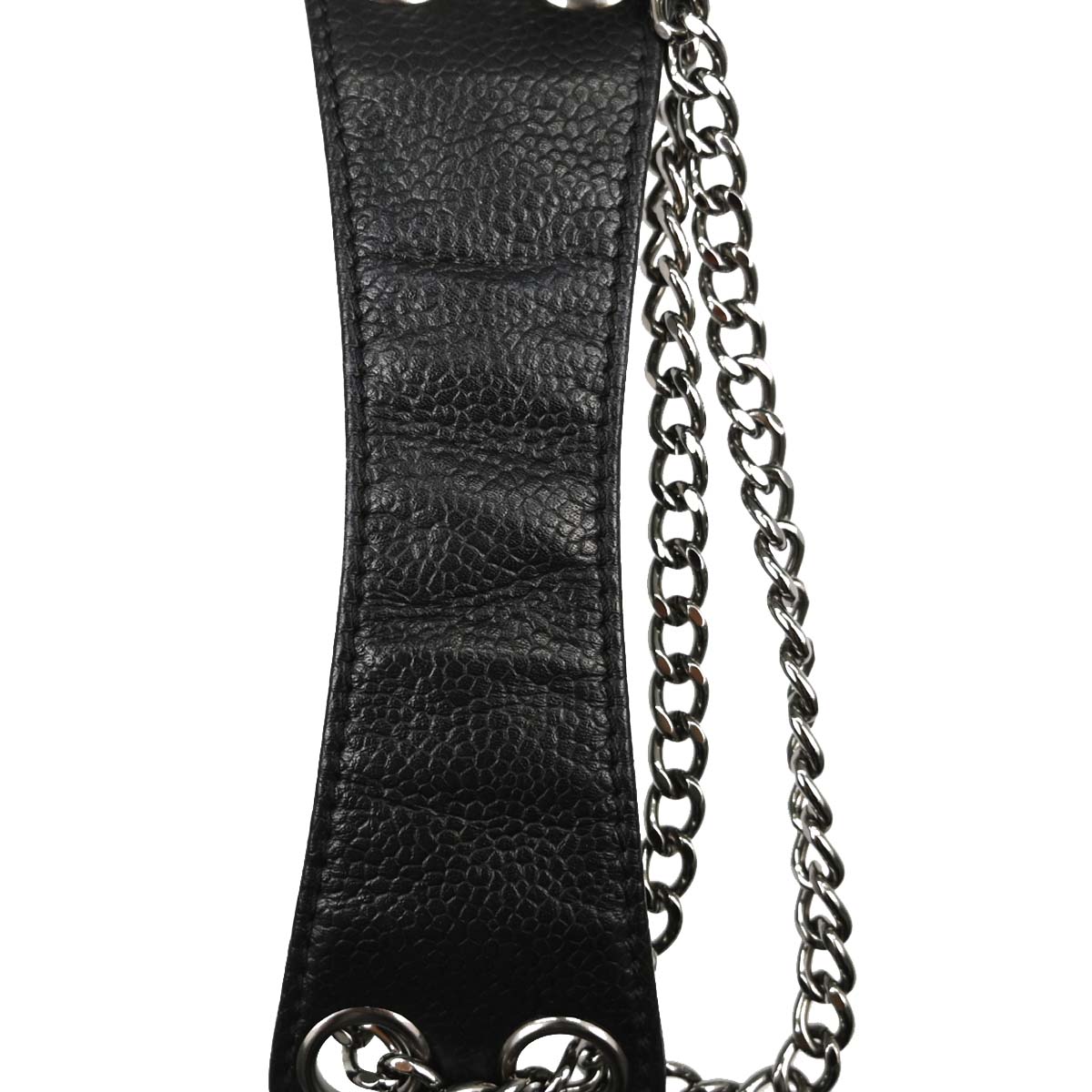 Chanel Black Caviar Skin Accordion Flap Handbag
