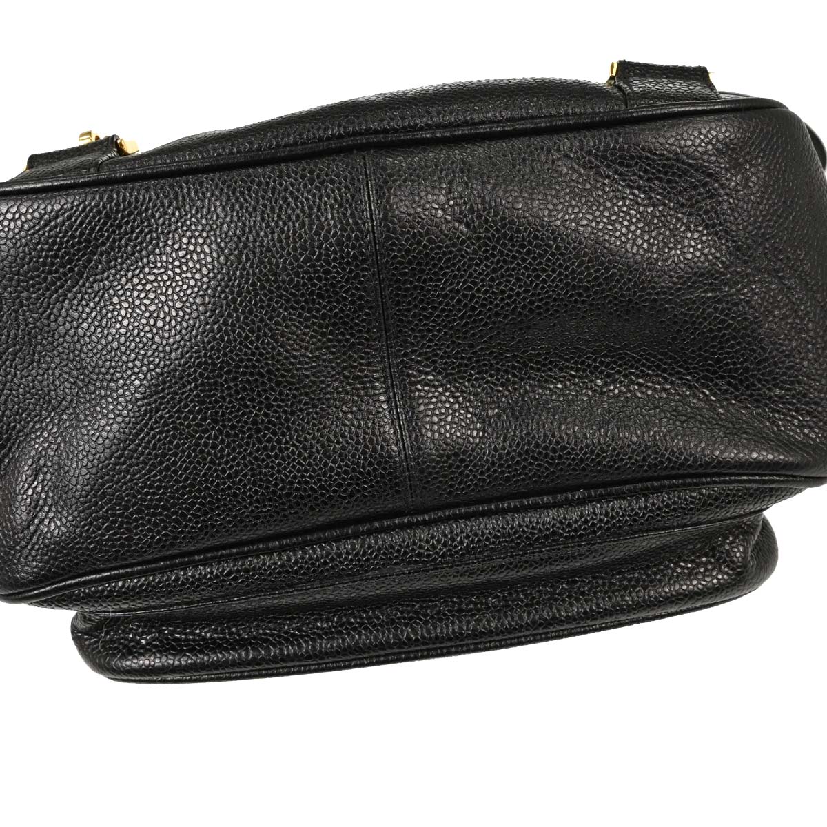 Chanel 1994-1996 Black Caviar Skin Backpack