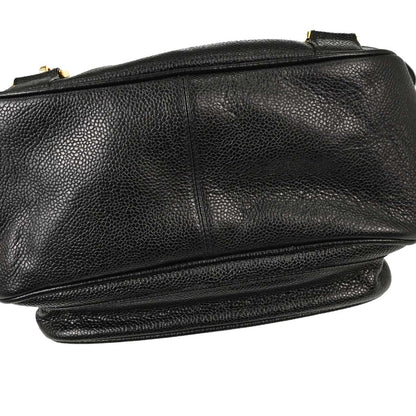 Chanel 1994-1996 Black Caviar Skin Backpack
