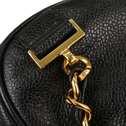 Chanel 1994-1996 Black Caviar Skin Backpack