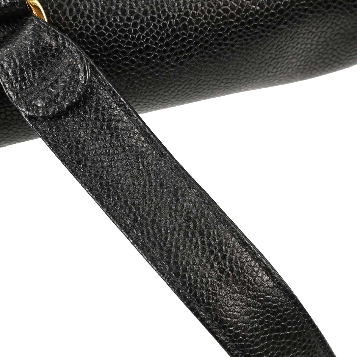 Chanel 1994-1996 Black Caviar Skin Backpack