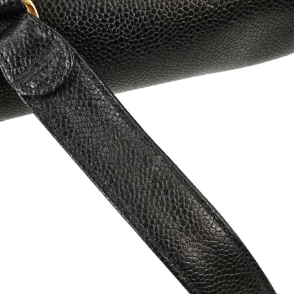 Chanel 1994-1996 Black Caviar Skin Backpack