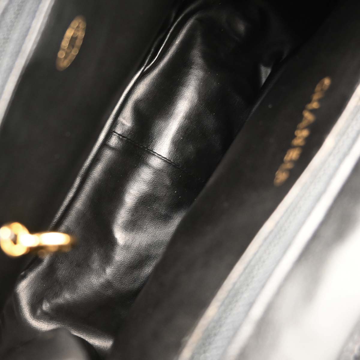 Chanel 1994-1996 Black Caviar Skin Backpack