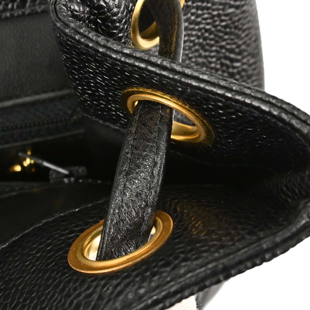 Chanel 1994-1996 Black Caviar Skin Backpack