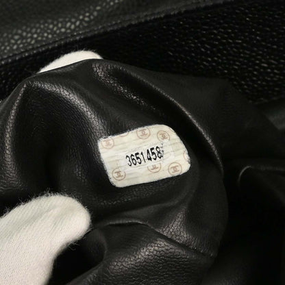 Chanel 1994-1996 Black Caviar Skin Backpack