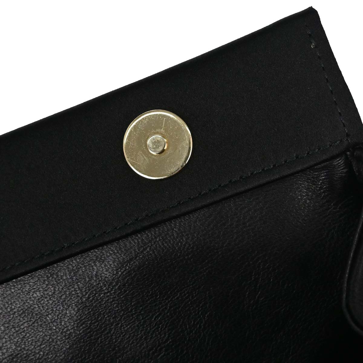 Gucci * Black Satin Python Handbag