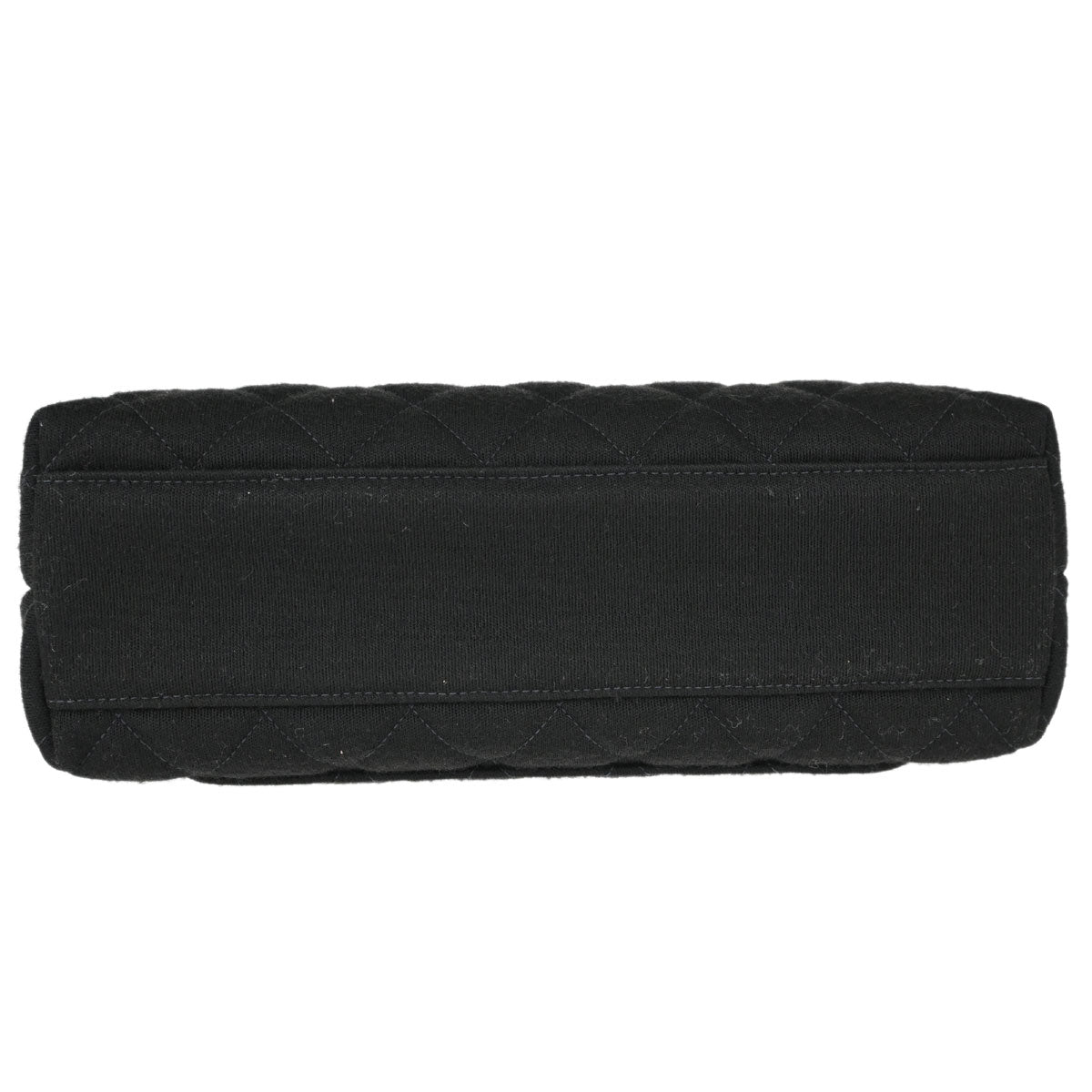 Chanel Black Cotton Kelly Top Handle Handbag