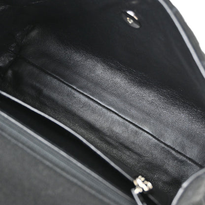 Chanel Black Cotton Kelly Top Handle Handbag