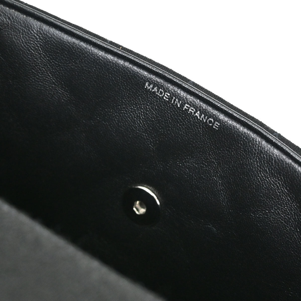 Chanel Black Cotton Kelly Top Handle Handbag