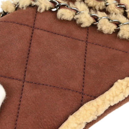 Chanel Brown Mouton Shoulder Bag