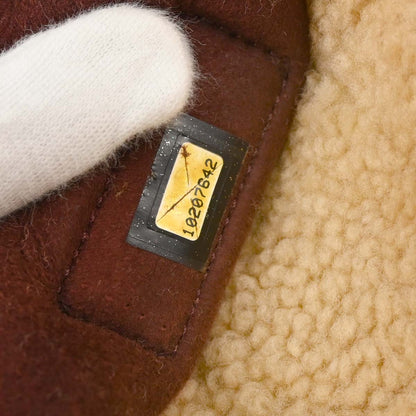 Chanel Brown Mouton Shoulder Bag