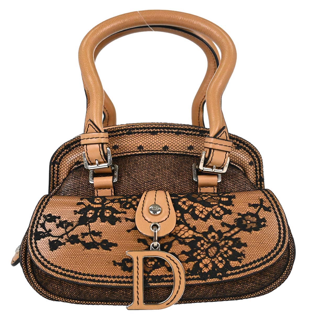 Christian Dior Brown Lace Detective Bag Handbag