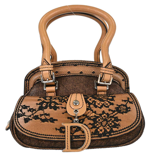 Christian Dior Brown Lace Detective Bag Handbag