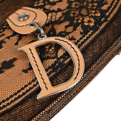 Christian Dior Brown Lace Detective Bag Handbag