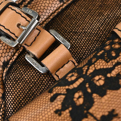 Christian Dior Brown Lace Detective Bag Handbag