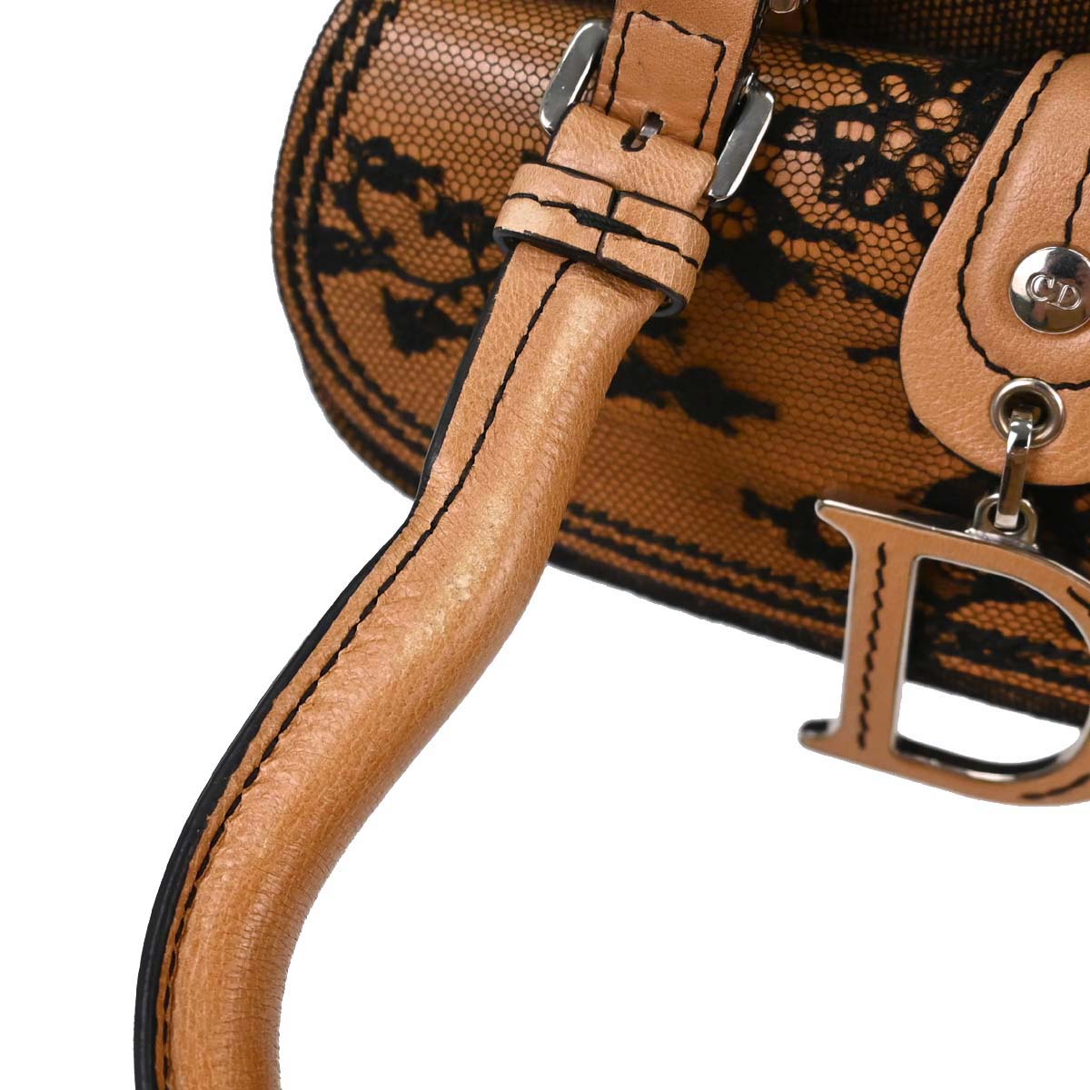 Christian Dior Brown Lace Detective Bag Handbag