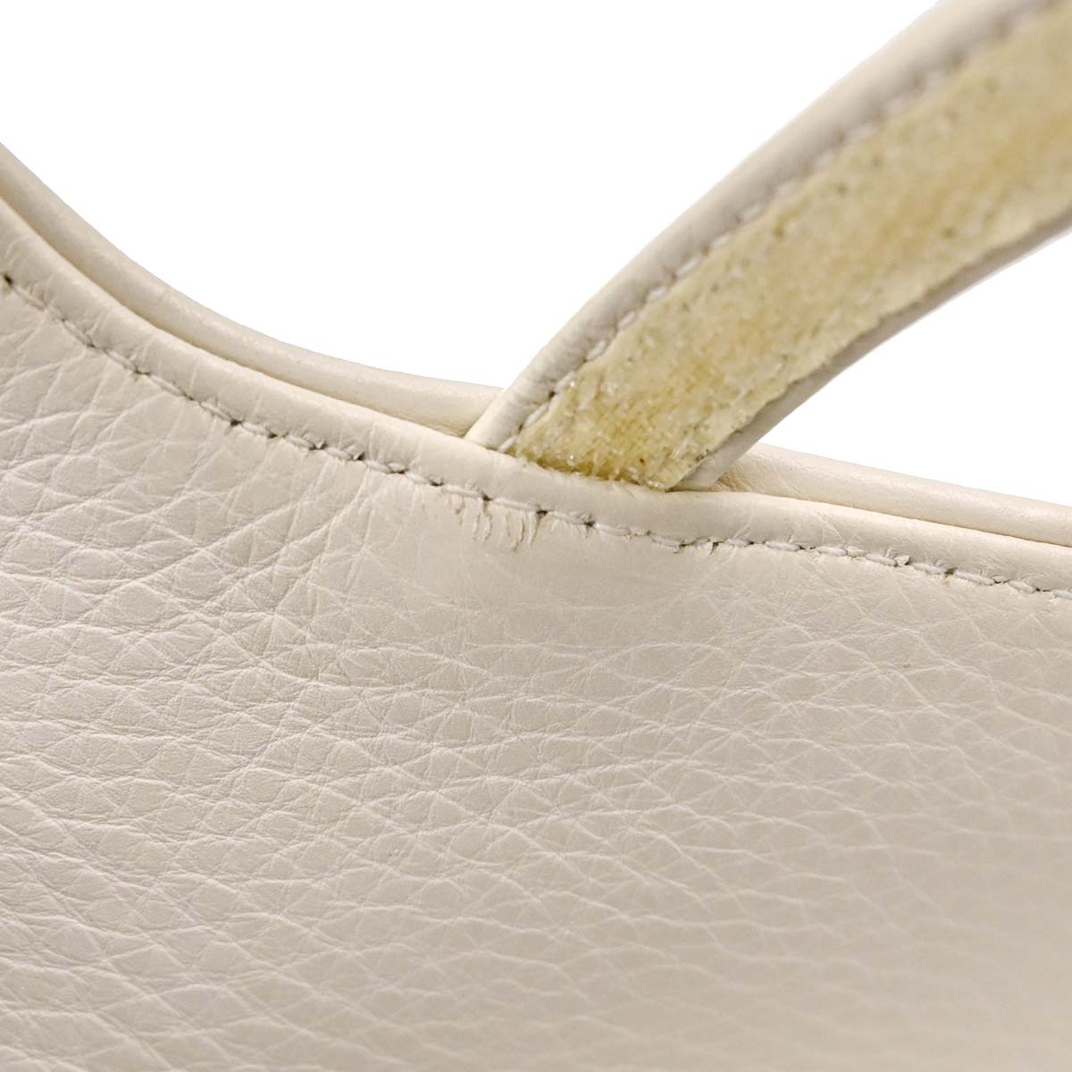 Christian Dior White Leather Saddle Handbag