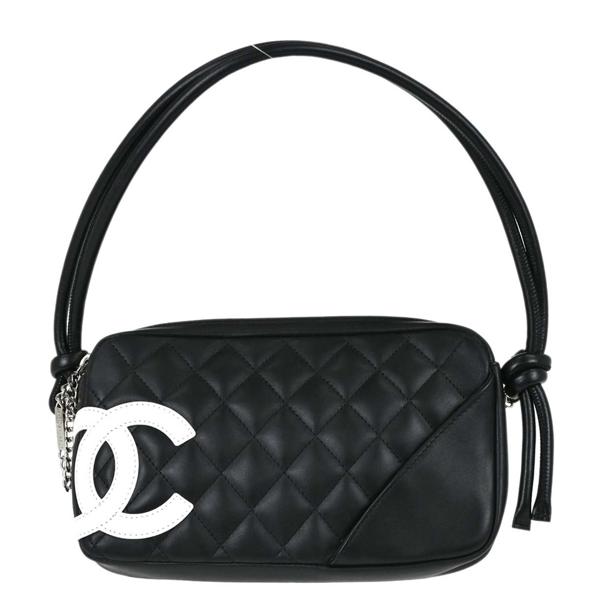 Chanel Black Calfskin Cambon Ligne Handbag