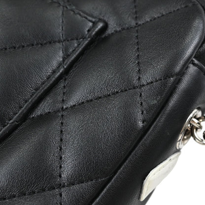Chanel Black Calfskin Cambon Ligne Handbag
