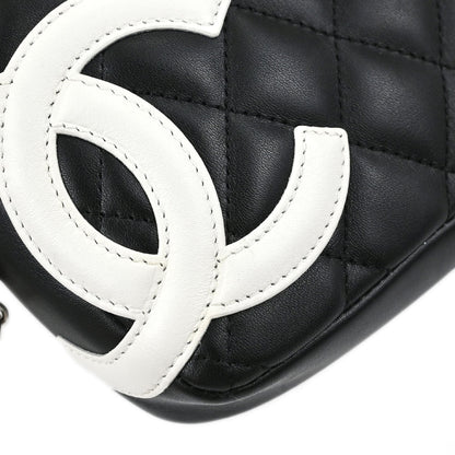 Chanel Black Calfskin Cambon Ligne Handbag