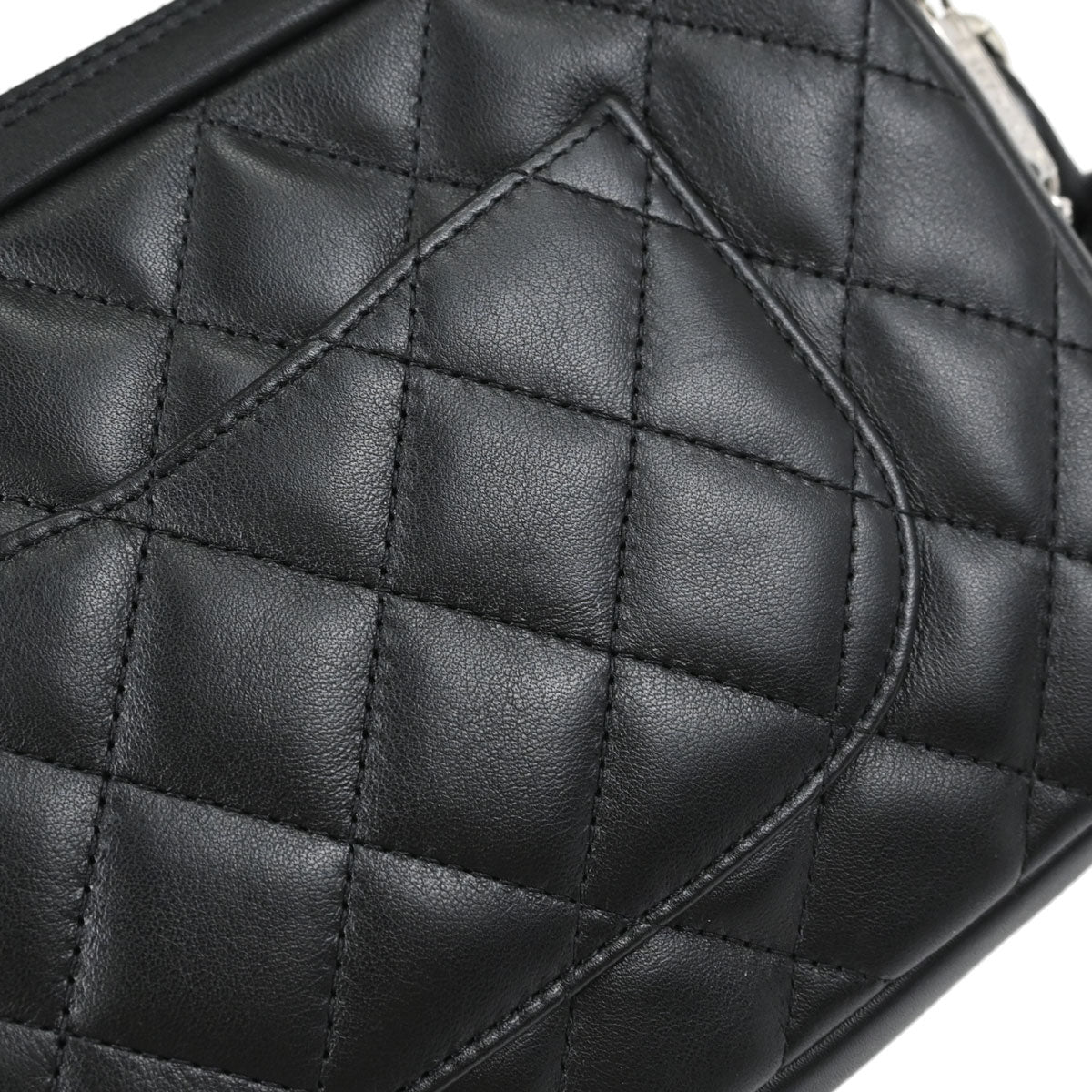 Chanel Black Calfskin Cambon Ligne Handbag