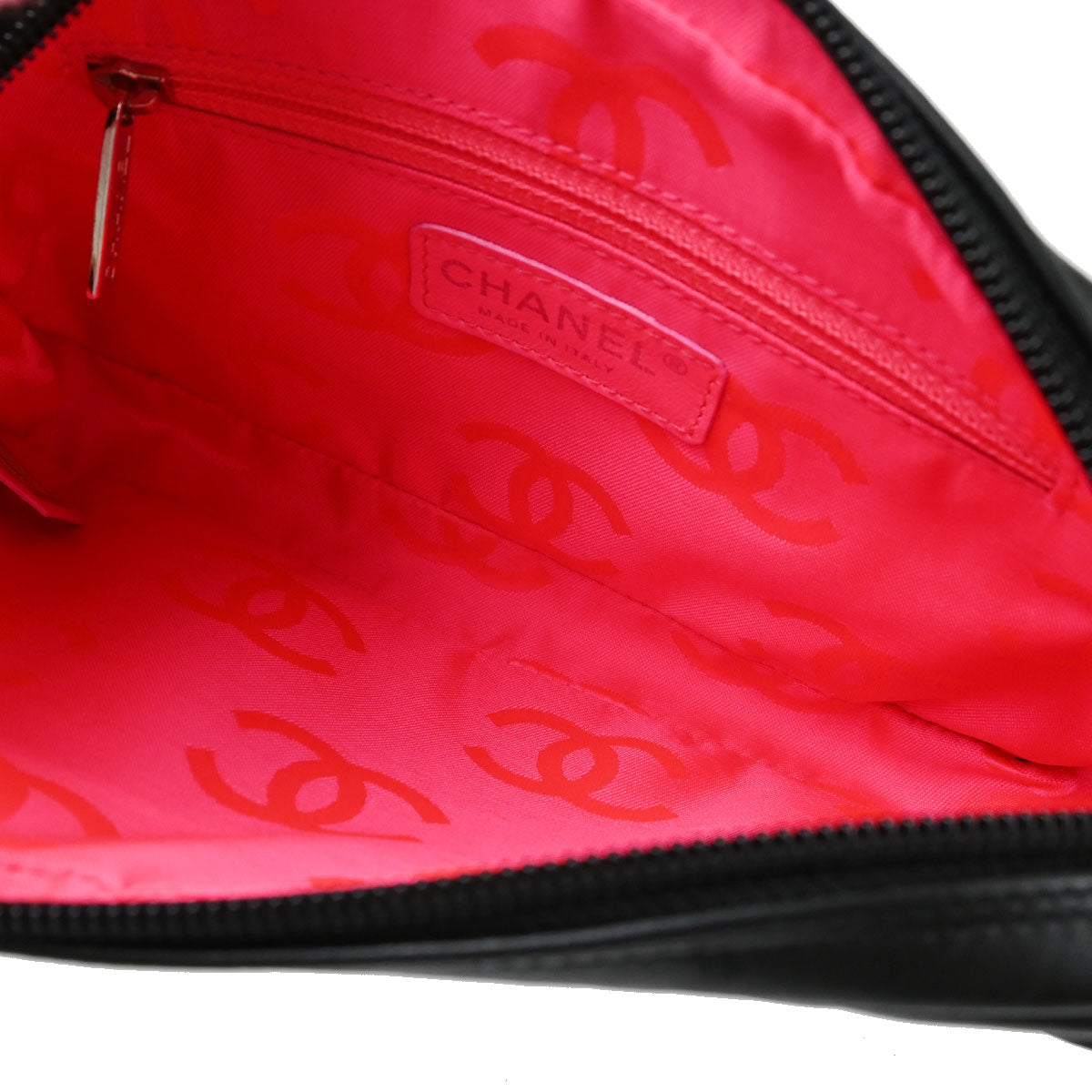 Chanel Black Calfskin Cambon Ligne Handbag