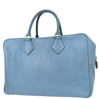 Hermes Blue Jean Epsom Plume 40 Handbag