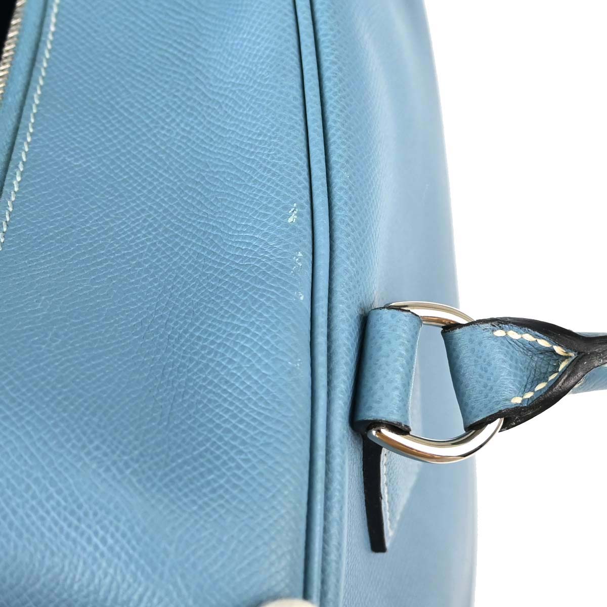 Hermes Blue Jean Epsom Plume 40 Handbag