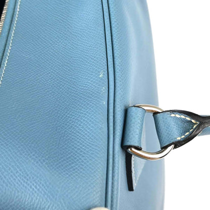 Hermes Blue Jean Epsom Plume 40 Handbag